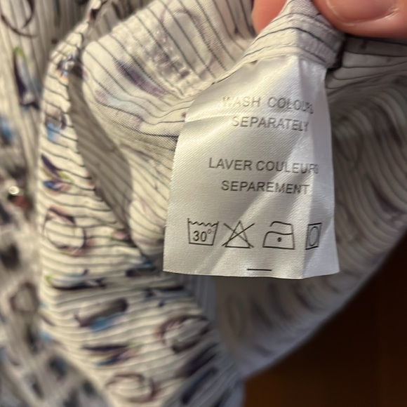 John Lennon size XL long sleeved shirt in 200% cotton excellent condition - Picture 10 of 12